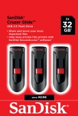 SanDisk Cruzer Glide 32GB, 3er Pack