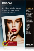 Epson Archival Matte A4,189g/m2, 50 pcs