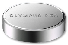 Olympus LC-48 Silver Lens Cap metal