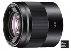 Sony E-Mount APSC 50mm F1.8 OSS Black