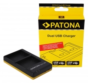 Patona Ladegerät Dual USB Nikon EN-EL14