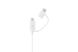 Samsung Combo Cable USB-C/microUSB white