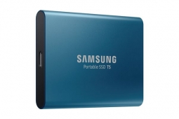 Bild - Samsung Portable SSD T5, 250GB, blue