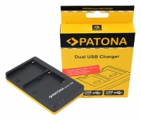 Patona Ladegerät Dual USB Sony NP-FM500H