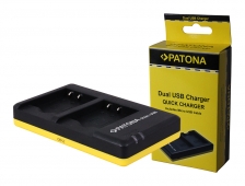 Patona Ladegerät Dual USB Sony NP-BN1