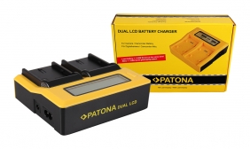 Patona Dual LCD Charger Canon LP-E6