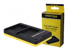 Patona Ladegerät Dual USB Panaso. BCG10E