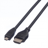 ROLINE HDMI / Typ D Kabel black (2.0m)
