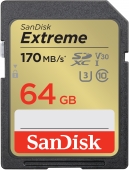 SanDisk Extreme 170MB/s SDXC 64GB