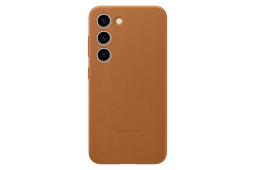 Samsung S23 Leather Case Camel