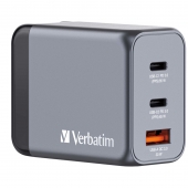 Verbatim GaN 3 Port Charger 65W